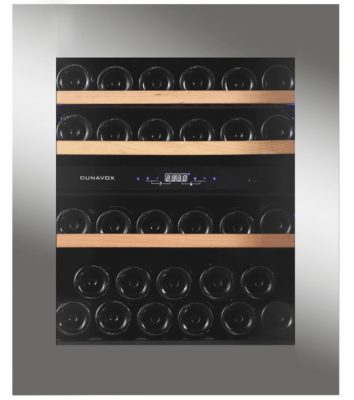 Встраиваемый винный шкаф 22-50 бутылок Dunavox DAVG-32.80DSS.TO