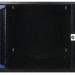 Шкаф телекоммуникационный настенный Datarex, 19", 9U, 357х600х600 мм (ВхШхГ), дверь: стекло, боковая панель: сплошная съемная, разборный, цвет: чёрный