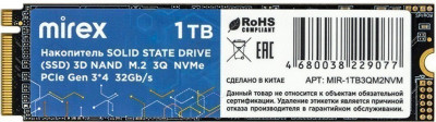 Накопитель SSD 1Tb Mirex (13640-1TB3QM2NVM)