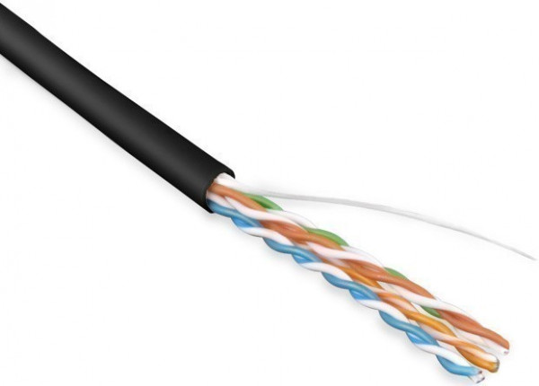 Бухта Hyperline UUTP4-C5E-S24-IN-LSZH-BK-305, 305м