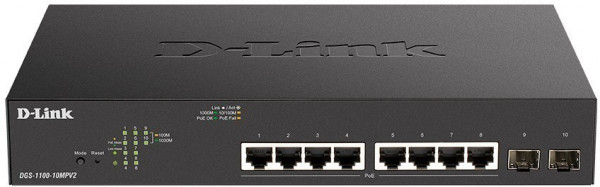 Коммутатор (свитч) D-Link DGS-1100-10MPV2