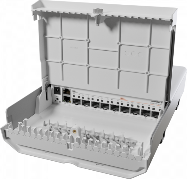 Коммутатор (свитч) MikroTik CRS310-1G-5S-4S+OUT netFiber 9