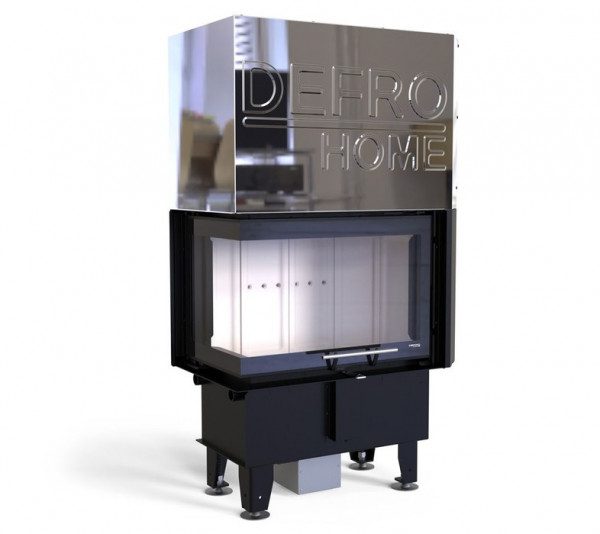 Угловая левая дровяная топка DEFRO HOME INTRA SM BL MINI G, угловое стекло слева, гильотина