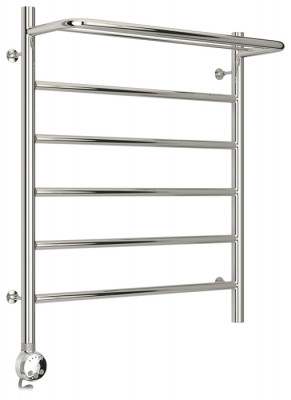 Электрический полотенцесушитель СТИЛЬЕ ЭПС Формат 20 ТЛ 600х500 (Полка + 5) П16
