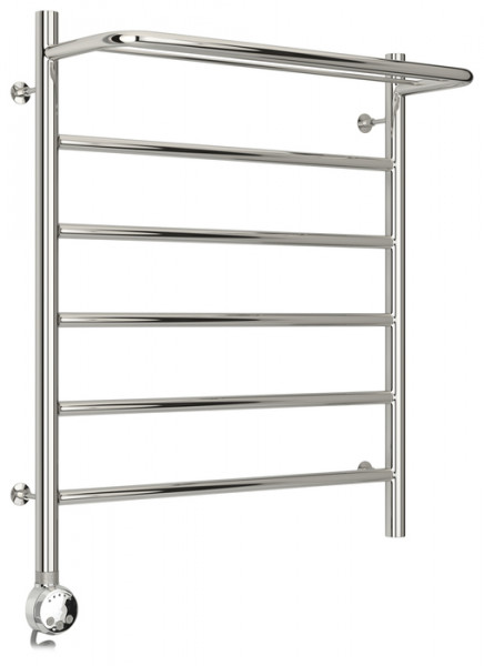 Электрический полотенцесушитель СТИЛЬЕ ЭПС Формат 20 ТЛ 600х500 (Полка + 5) П16