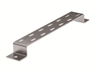 Скоба DKC S5 Combitech, напольн., для металлических лотков, вертикальная, 500х36х596 (ШхВхД), толщина: 3 мм, сталь, покрытие: м. Сендзимира, на шпильке, упаковка: 10 шт