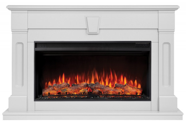 Линейный электрокамин Real-Flame KELLIE 36 WT-P511 с очагом JOKER 36