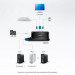 Переключатель KVM Aten, Petite, портов: 2, 26х69х81 мм (ВхШхГ), USB, цвет: серый