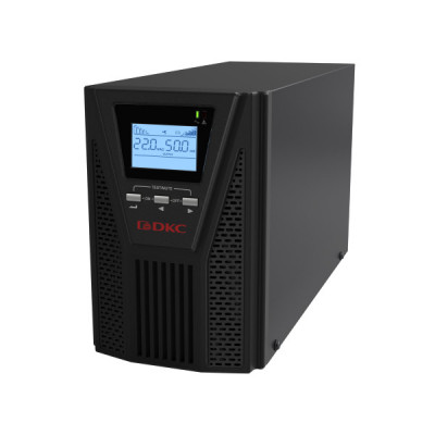 ИБП DKC Small Tower, 1000ВА, lcd дисплей, онлайн, напольный, 144х336х214 (ШхГхВ), 230V,  однофазный, (SMALLT1A0PS)