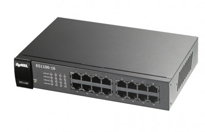 Коммутатор ZyXEL, ES1100-16P-EU0102F