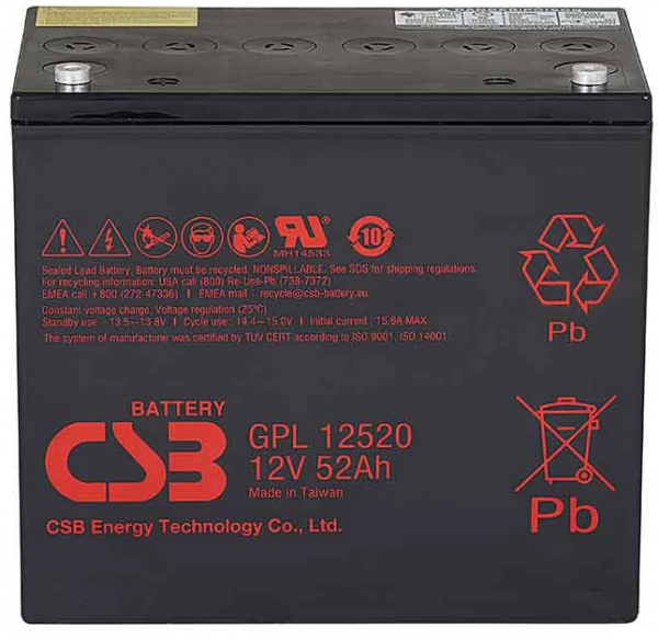 Аккумуляторная батарея CSB GPL12520