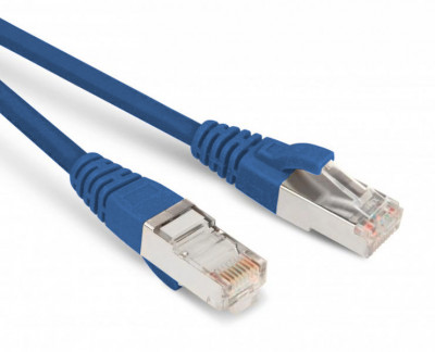 Шнур коммутационный Hyperline, кат. 6, экр., SF/UTP, RJ45/RJ45, d 6,2 7м, LSZH, AWG26 синий, (PC-LPM-SFTP-RJ45-RJ45-C6-7M-LSZH-BL)