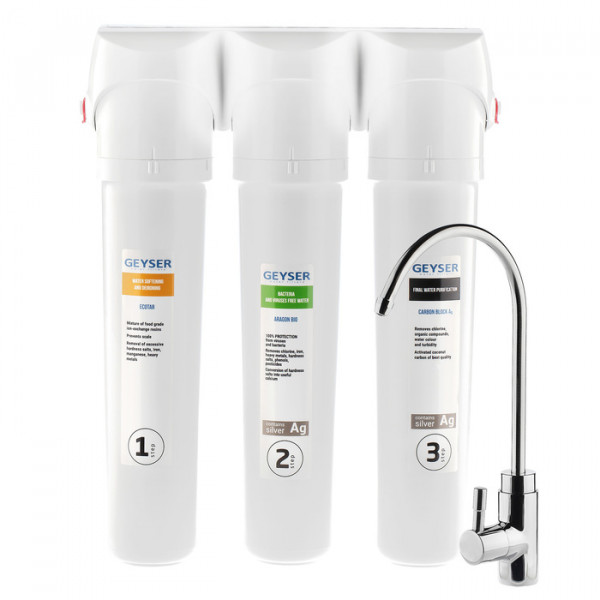 Фильтр под мойку Гейзер Смарт Био 521 (для жесткой воды)