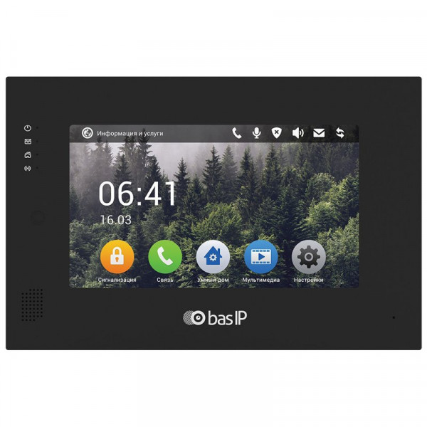 IP видеодомофон BAS-IP AP-07L black