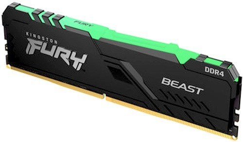 Оперативная память 16Gb DDR4 3200MHz Kingston Fury Beast RGB (KF432C16BBA/16)