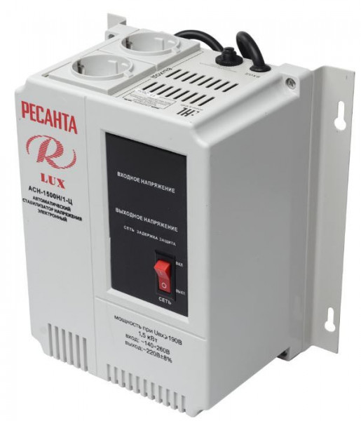 Стабилизатор напряжения Ресанта АСН-1 500Н/1-Ц