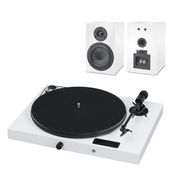 Комплект Pro-Ject Set Juke Box E + Speaker Box 5 white/white