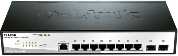 Коммутатор (свитч) D-Link DGS-1210-10/ME