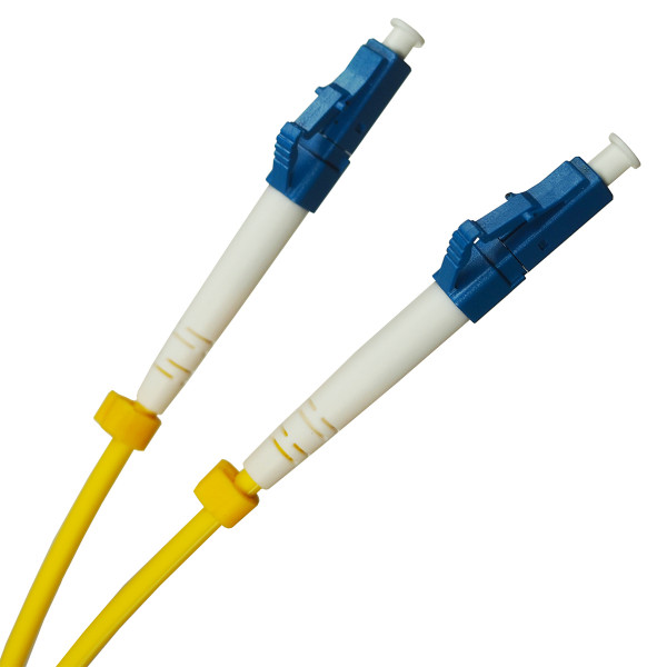 Коммутационный шнур оптический BNH Tight Buffer, Duplex SC/LC (UPC/UPC), OS2 9/125, LSZH, Ø 3мм, 2м, цвет: жёлтый, (B660.2-LC-SC-9-2-LSZH)