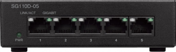 Коммутатор Cisco, SG110D-05-EU