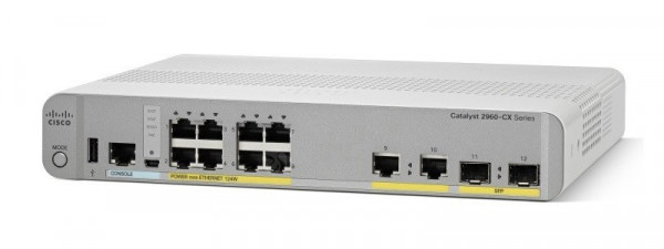 Коммутатор Cisco, WS-C2960CX-8PC-L