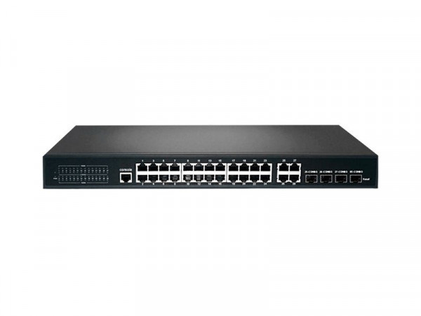 Коммутатор с питанием по PoE 24-портовый U1IM-24G/4GS