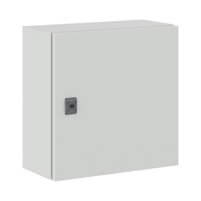 Шкаф электротехнический настенный DKC CE, IP66, 400х400х200 мм (ВхШхГ), дверь: металл, корпус: сталь листовая, цвет: серый, с монтажной панелью, (R5CE0442)