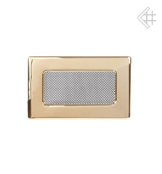 Вентиляционная решетка для камина Kratki 11х17 полированная латунь 117Z