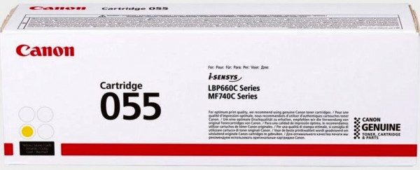 Картридж Canon 055 Yellow