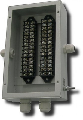 Коробка распределительная БАРЬЕР-КР-В (30 цепей, металл, с кнопкой НВС)