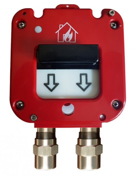 Извещатель пожарный ручной ИП 535-26 Север, новый корпус, кабельный ввод МКВМ М20В2