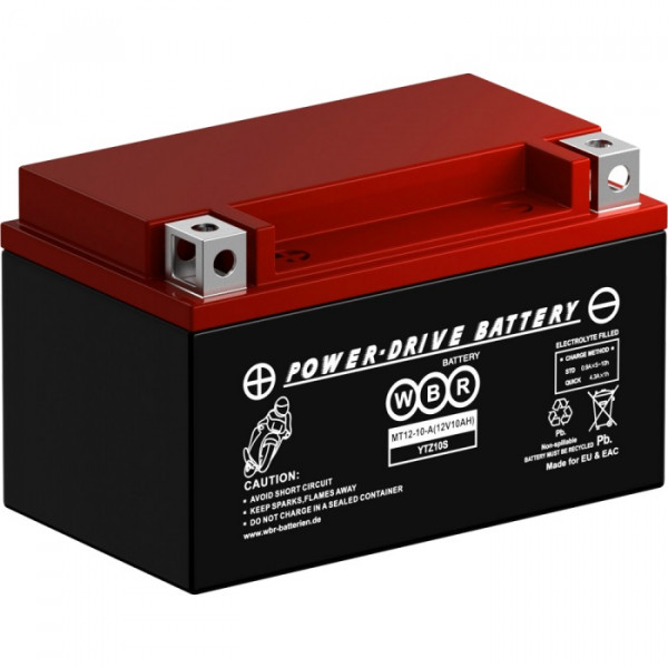 Аккумулятор для ИБП WBR MT, 93х88х150 мм (ВхШхГ),  необслуживаемый свинцово-кислотный,  12V/10 Ач, (MT12-10-A)
