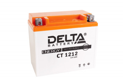 Аккумулятор для ИБП Delta Battery CT, 131х86х150 мм (ВхШхГ),  необслуживаемый свинцово-кислотный,  12V/12 Ач, (CT 1212)