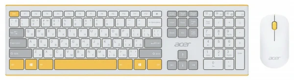 Клавиатура + мышь Acer OCC200 Yellow
