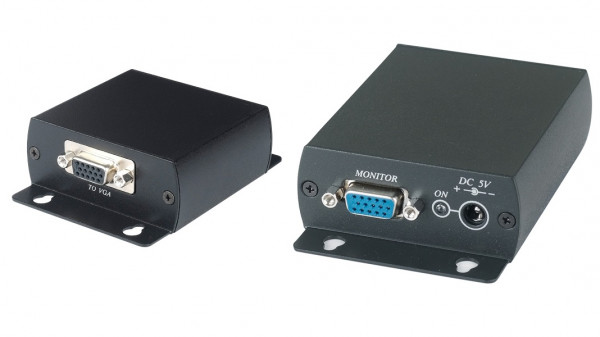 Комплект SC&T, RJ45, приёмник+передатчик,  D-sub 15, (TTA111VGA)