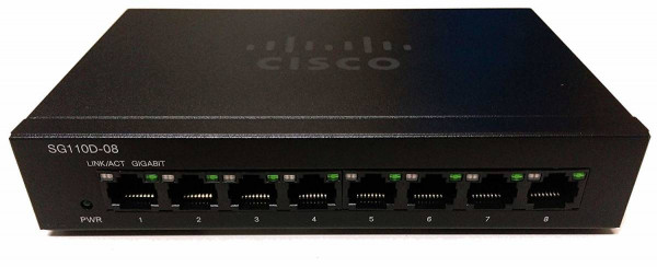 Коммутатор Cisco, SG110D-08-EU