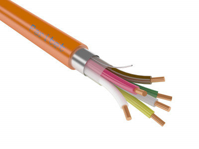 Кабель не распространяющий горение при групповой прокладке, с пониженным дымо- и газовыделением, с пониженной токсичностью продуктов горения КСПЭВПнг(А)-HF 2х0,50 (200м)