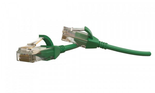 Шнур коммутационный Hyperline, кат. 6, неэкр., U/UTP, RJ45/RJ45, d 3,9 5м, LSZH, AWG28 зелёный, (PC-LPT-UTP-RJ45-RJ45-C6-5M-LSZH-GN)