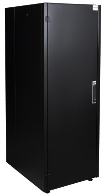 Шкаф телекоммуникационный напольный Datarex, IP20, 36U, 1744х600х800 мм (ВхШхГ), дверь: металл, задняя дверь: металлическая стенка, боковая панель: сплошная съемная, разборный, цвет: чёрный, (DR-710411)