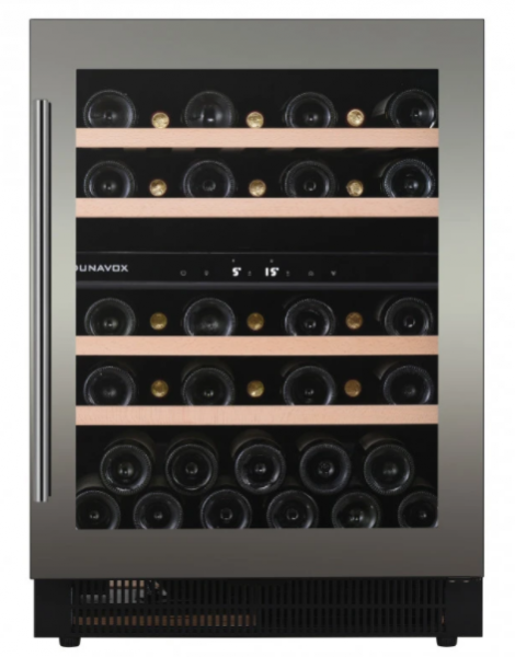 Встраиваемый винный шкаф 22-50 бутылок Dunavox DAUF-39.121DSS