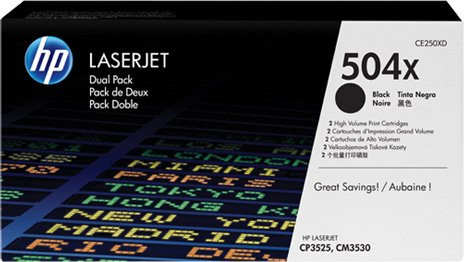 Картридж HP CE250XD (№504X) Black