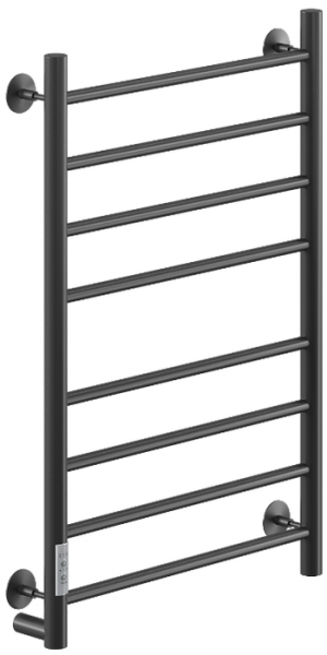Электрический полотенцесушитель Ника WAY-2 80/40 RAL9005 черный матовый левый тэн