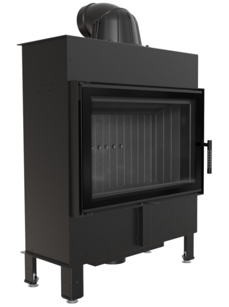 Фронтальная дровяная топка Kratki LUCY/14/SLIM черная футеровка