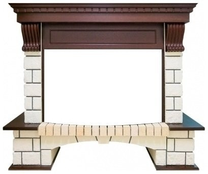 Широкий портал Royal Flame Pierre Luxe под очаг Dioramic 33W FX