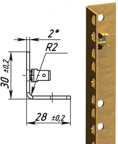 Направляющие TLK TLK-VNS2-L-33U