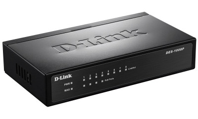 Коммутатор D-Link, DES-1008P/C1A