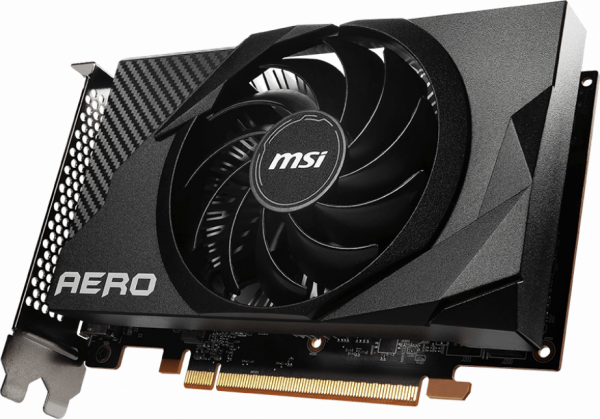 Видеокарта AMD Radeon RX 6400 MSI 4Gb (RX 6400 AERO ITX 4G)