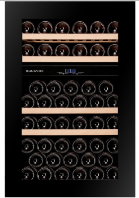 Встраиваемый винный шкаф 22-50 бутылок Dunavox DAVG-49.116DB.TO
