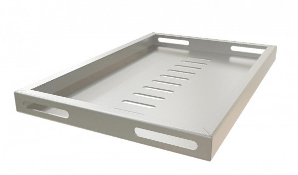 Полка Hyperline SSH3, перфорированная, стационарная, 1U, 20х272х180 мм (ВхШхГ), нагрузка до 35 кг, для шкафов, цвет: серый