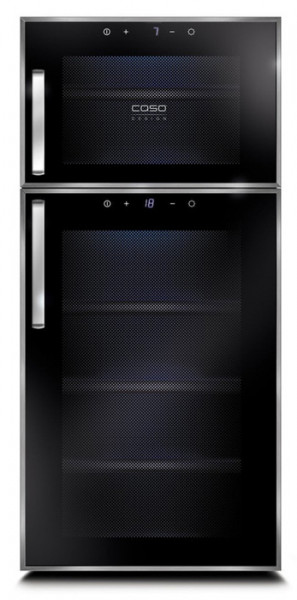 Отдельностоящий винный шкаф 12-21 бутылка CASO WineDuett Touch 21